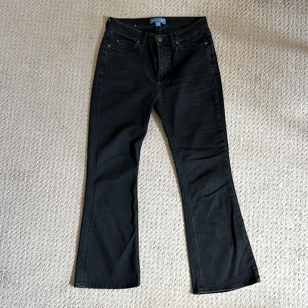 M.i.h Jeans - Marty High-Rise Flare Cropped - Smog - 27